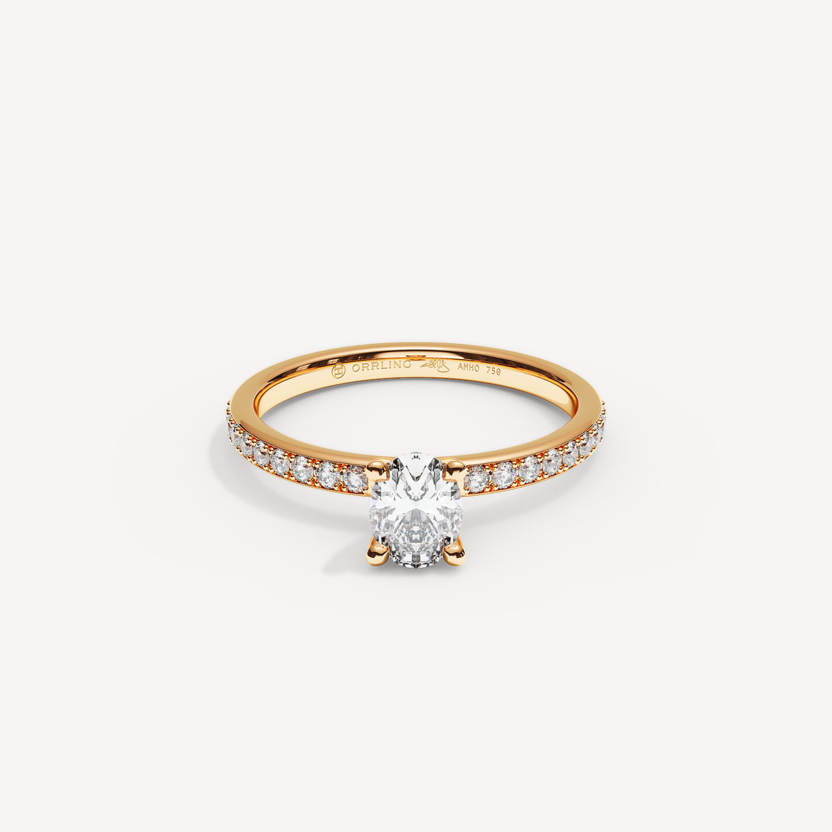 019) PHELIACANAL 92-2. Oval 0,50 + 0,01 sidstenar | Rose Gold | View 0