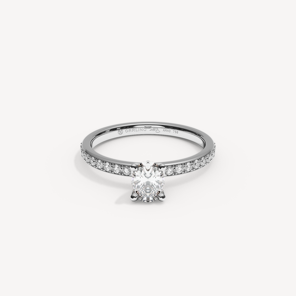 019) PHELIACANAL 92-2. Oval 0,50 + 0,01 sidstenar | White Gold | View 0