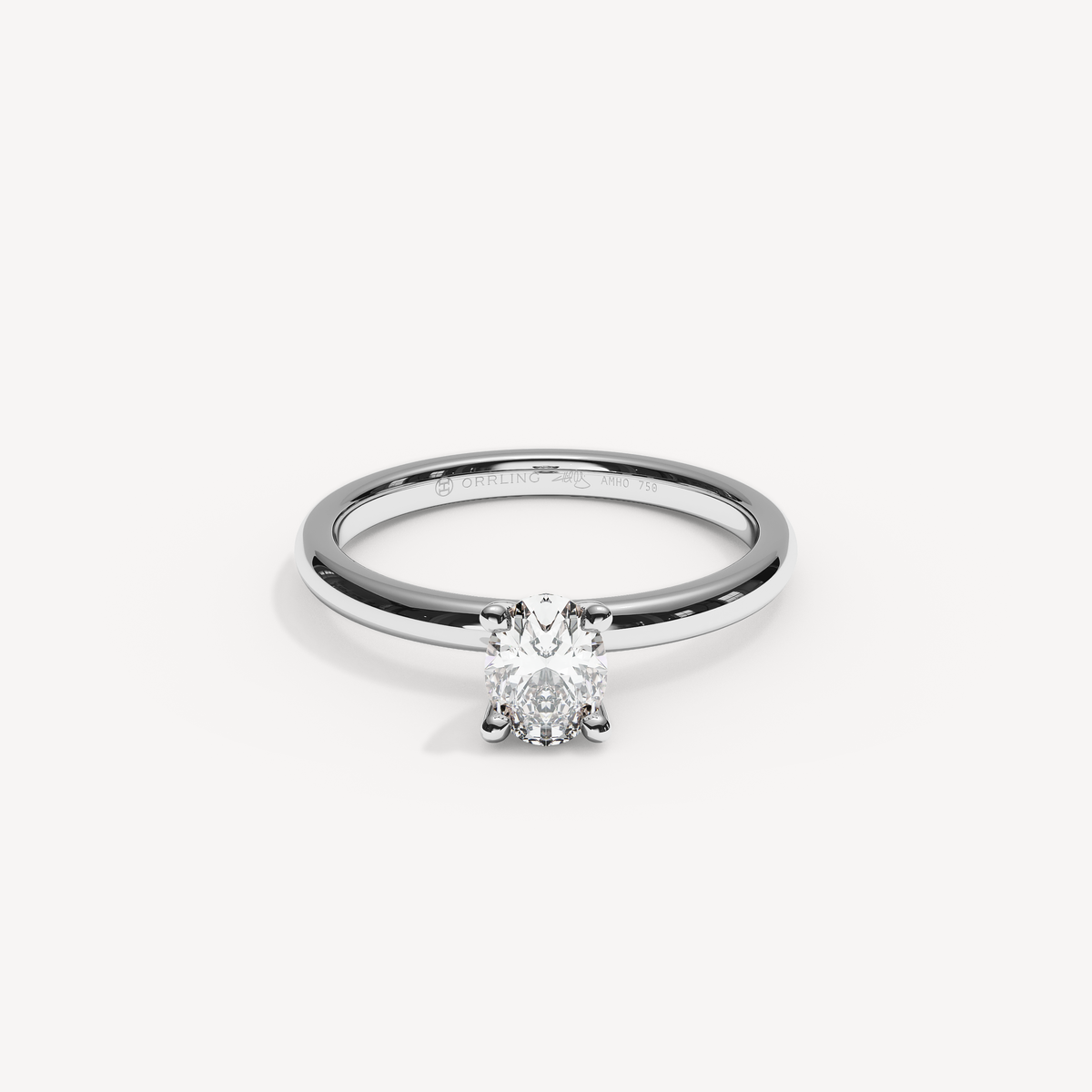 PHELIA — Oval Solitaire 0.50 ct · 2 mm