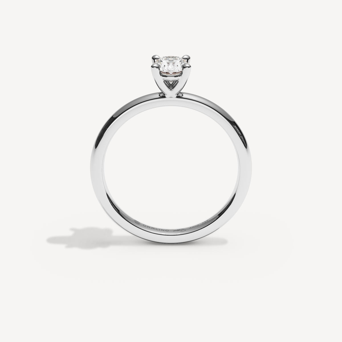 020) PHELIA 92-2. Oval 0,50 | White Gold | View 2