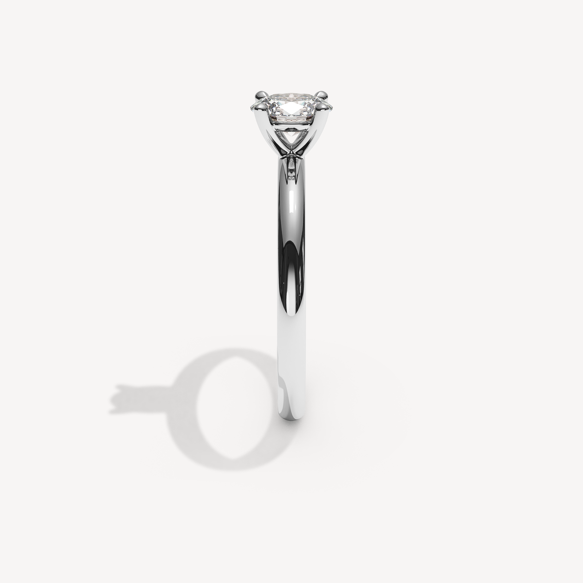020) PHELIA 92-2. Oval 0,50 | White Gold | View 3