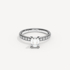 021) REFELLECANAL 92-2,5. Smaragd 0,70 + 0,02 sidstenar | White Gold | View 0