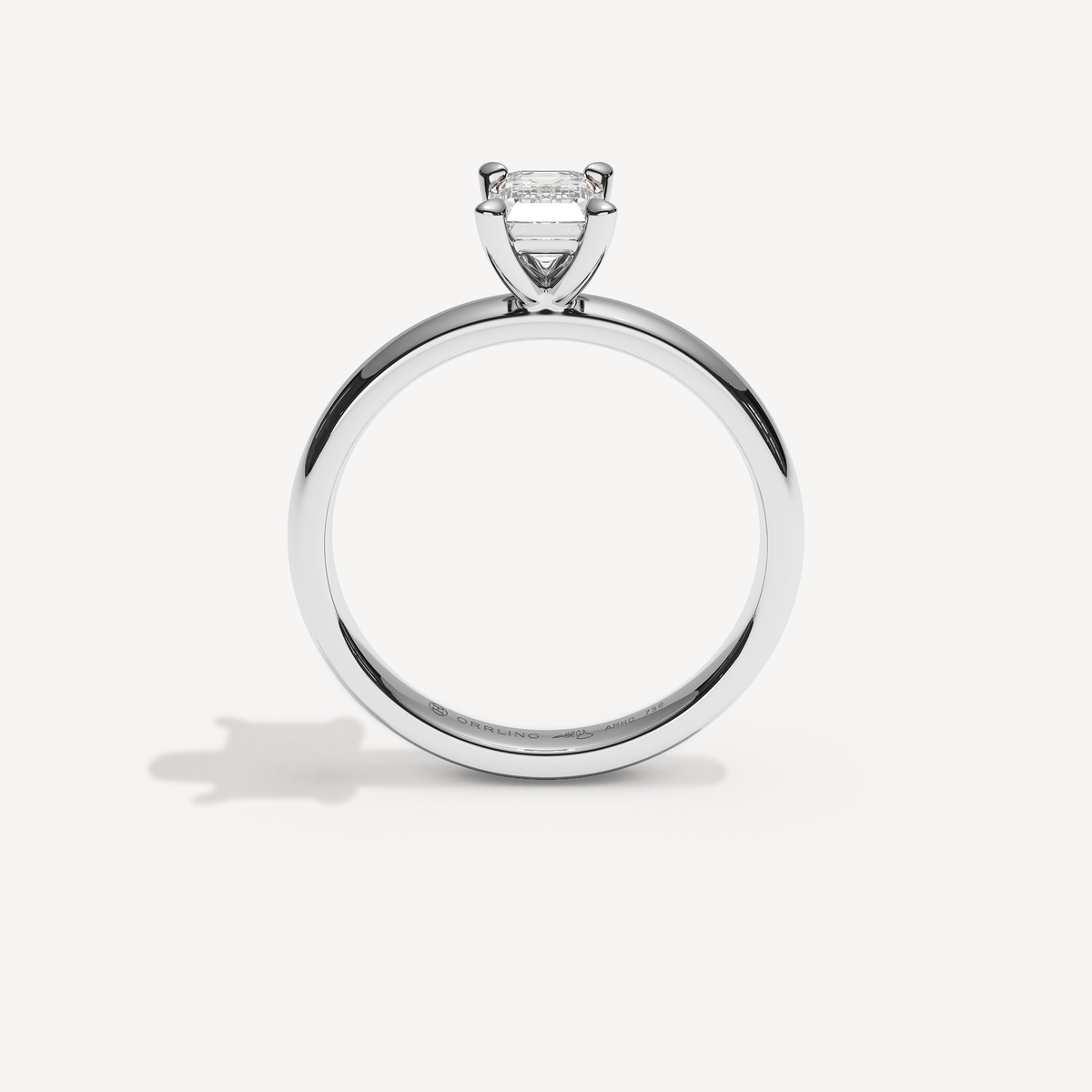 022) REFELLE 92-2,5. Smaragd 0,70 | White Gold | View 2