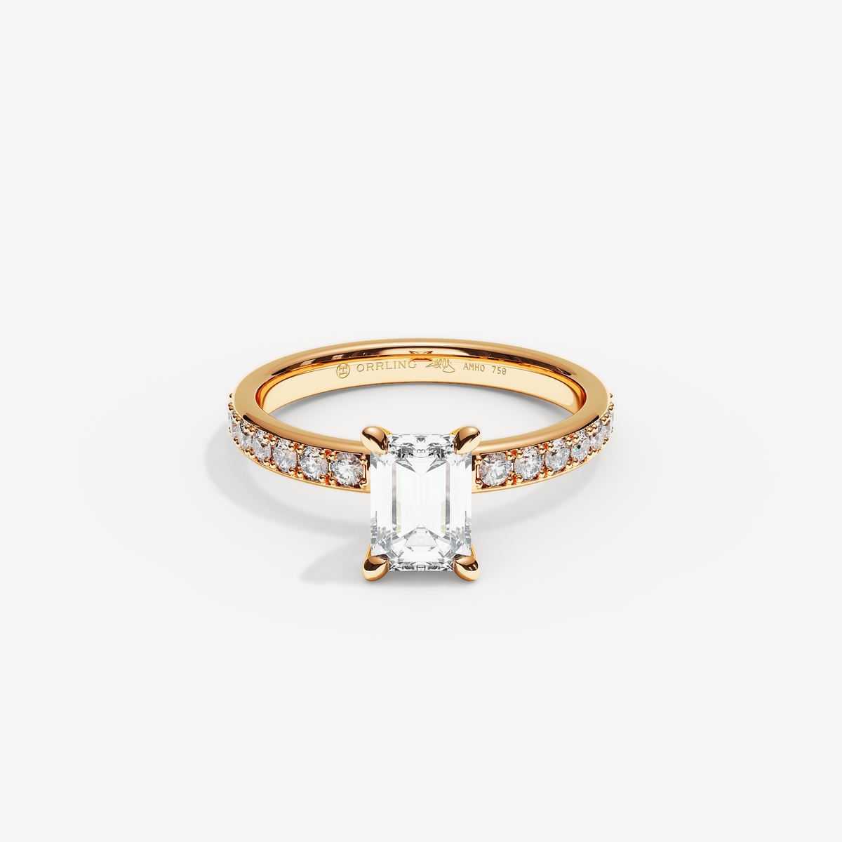 023) REFELLECANAL 92-2,5. Smaragd 1,00 + 0,02 sidstenar | Rose Gold | View 0