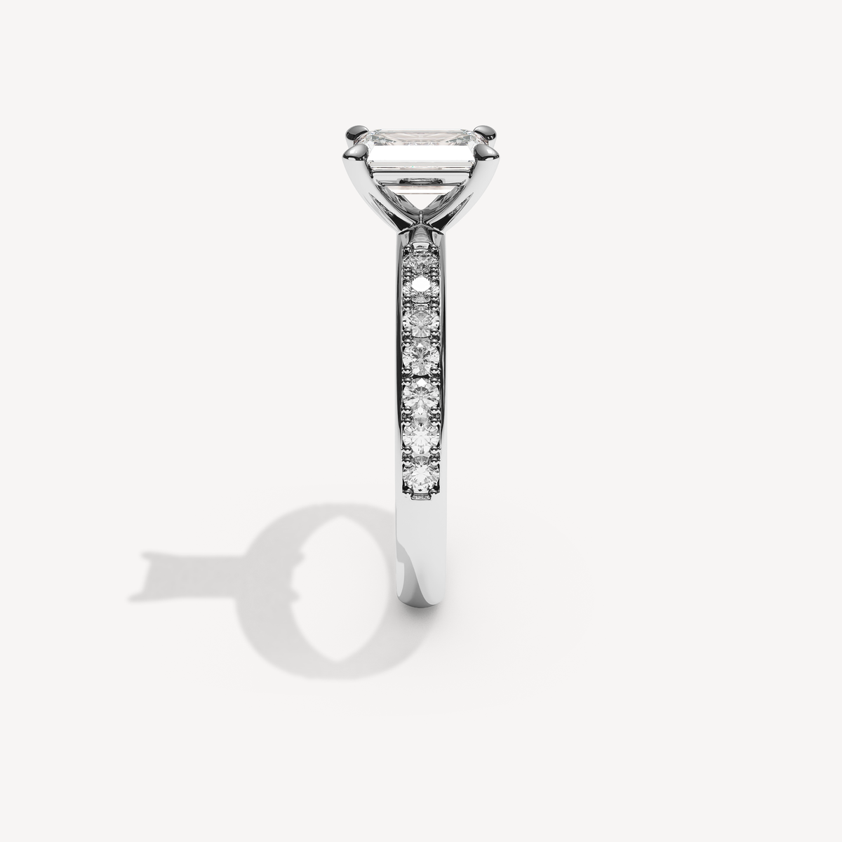 023) REFELLECANAL 92-2,5. Smaragd 1,00 + 0,02 sidstenar | White Gold | View 3