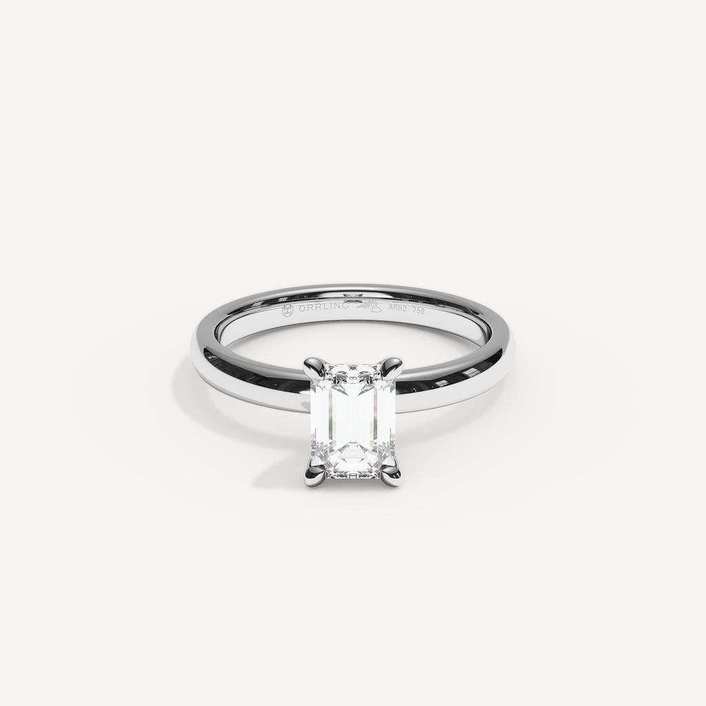 024) REFELLE 92-2,5. Smaragd 1,00 | White Gold | View 0