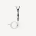 025) REFELLECANAL  92-2. Smaragd 0,30 + 0,01 sidstenar | White Gold | View 3