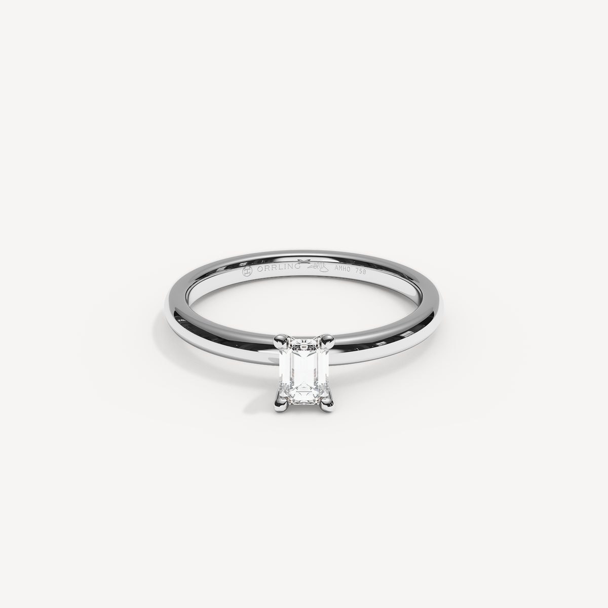 026) REFELLE  92-2. Smaragd 0,30 | White Gold | View 0