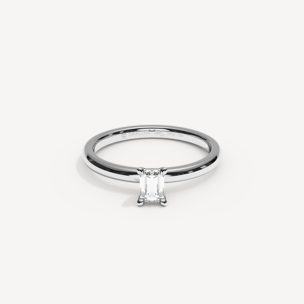 026) REFELLE  92-2. Smaragd 0,30 | White Gold | View 0