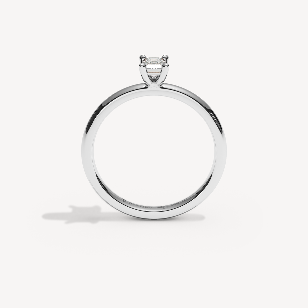 026) REFELLE  92-2. Smaragd 0,30 | White Gold | View 2