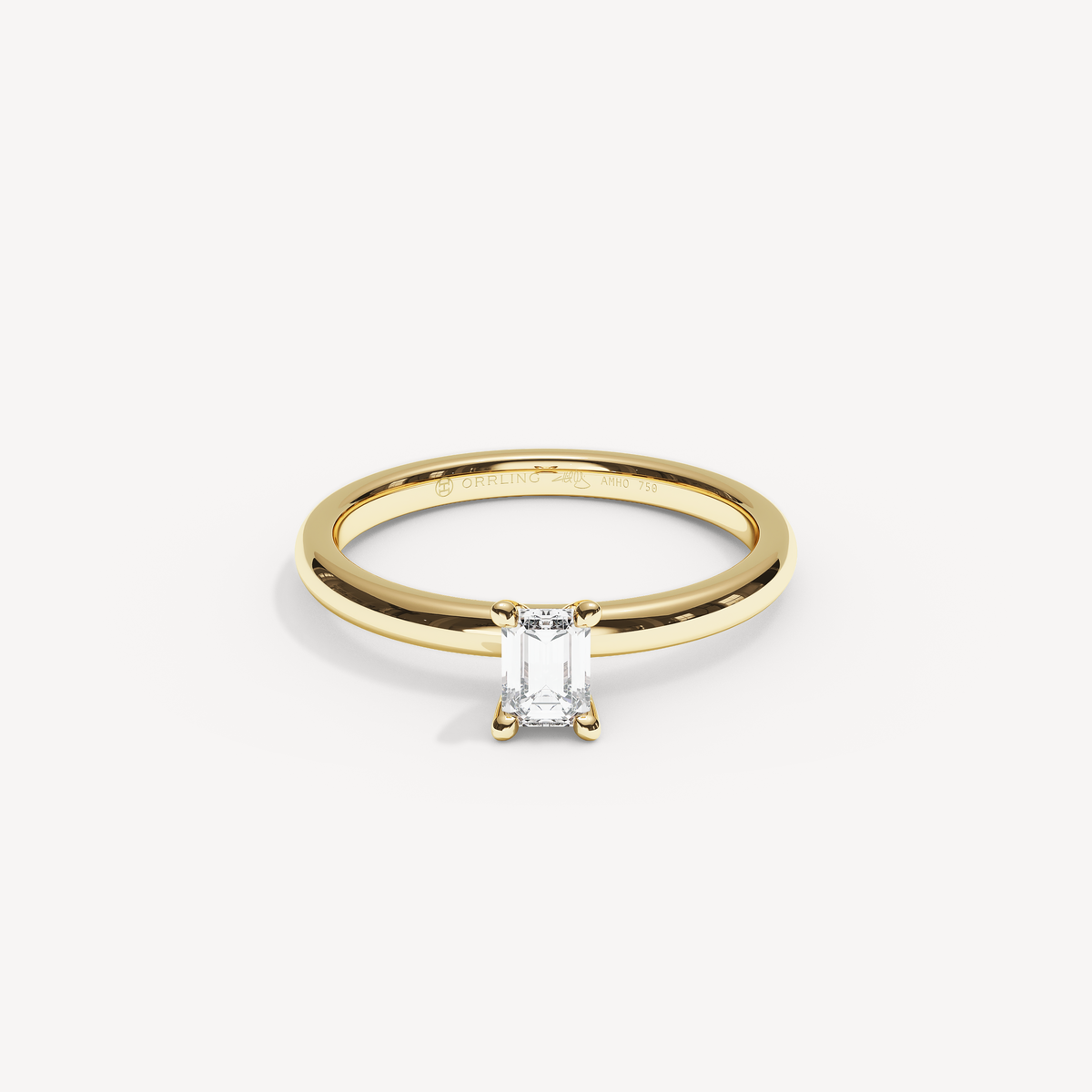 026) REFELLE  92-2. Smaragd 0,30 | Yellow Gold | View 0