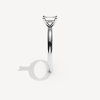 028) REFELLE 92-2. Smaragd 0,50 | White Gold | View 3