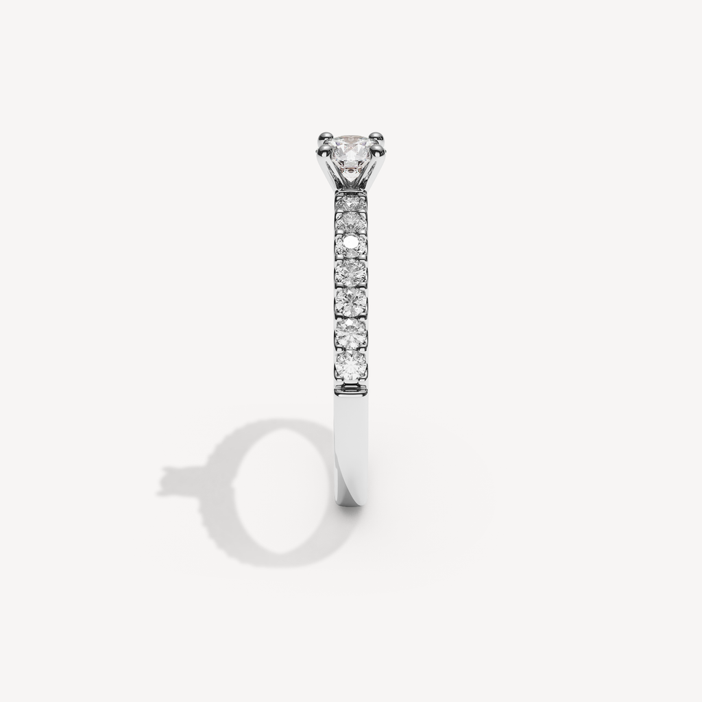 039) COVAMONTE M25. 2 mm skena. Glimmer 0,25 + 0,02 sidstenar | White Gold | View 3