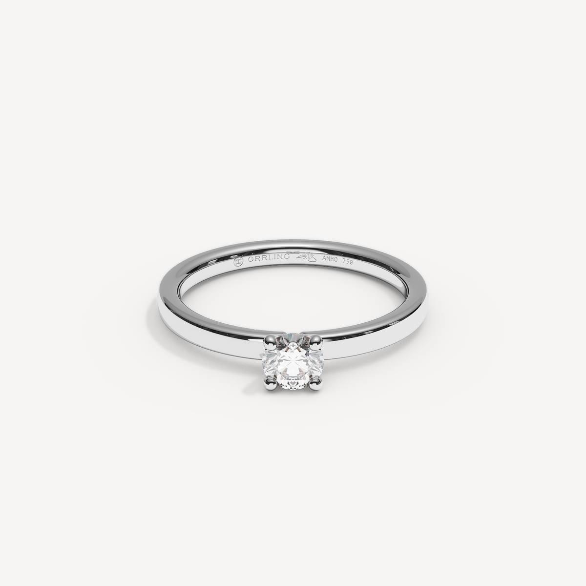 040) COVAMONTE M25. 2 mm skena. Glimmer 0,25 | White Gold | View 0