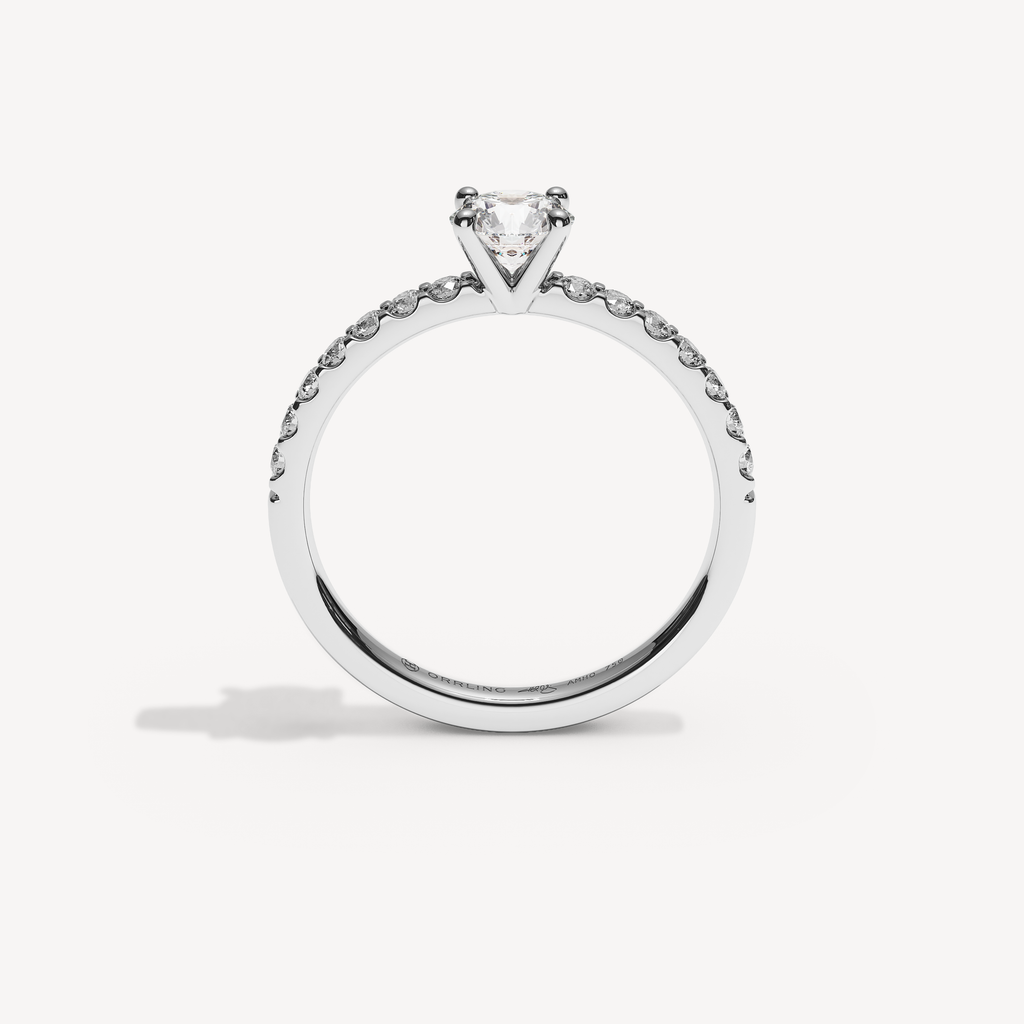 041COVAMONTE M25. 2 mm skena. Glimmer 0,50 + 0,02 sidstenar | White Gold | View 2