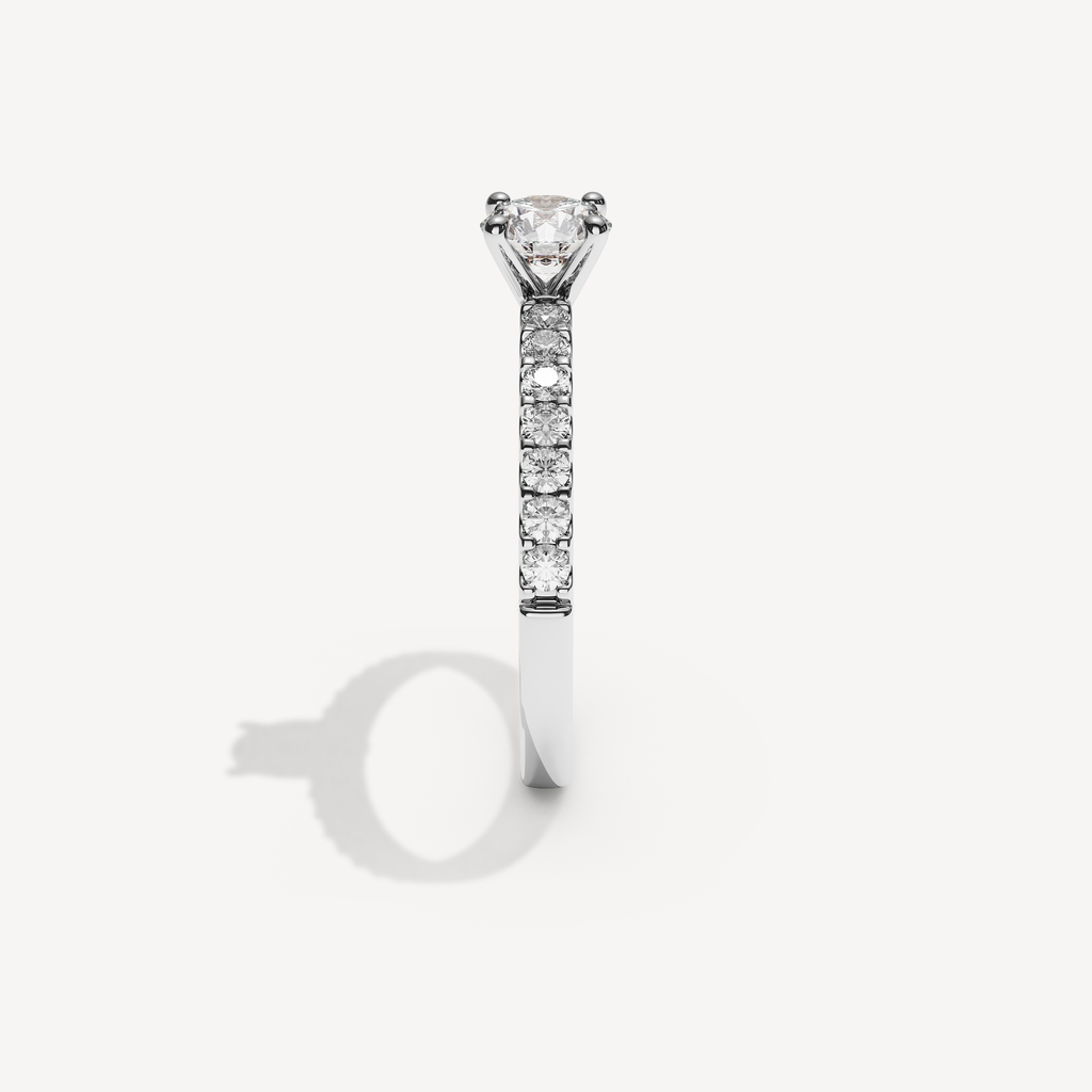 041COVAMONTE M25. 2 mm skena. Glimmer 0,50 + 0,02 sidstenar | White Gold | View 3