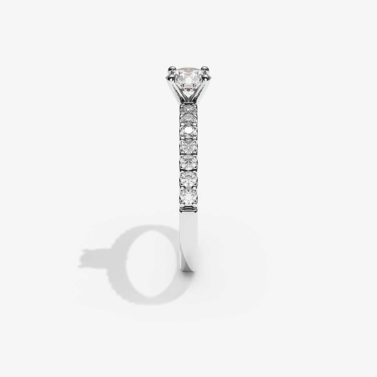 041COVAMONTE M25. 2 mm skena. Glimmer 0,50 + 0,02 sidstenar | White Gold | View 3
