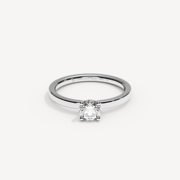 042COVAMONTE  M25. 2 mm skena. Glimmer 0,50 | White Gold | View 0