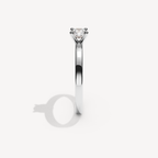 042COVAMONTE  M25. 2 mm skena. Glimmer 0,50 | White Gold | View 3