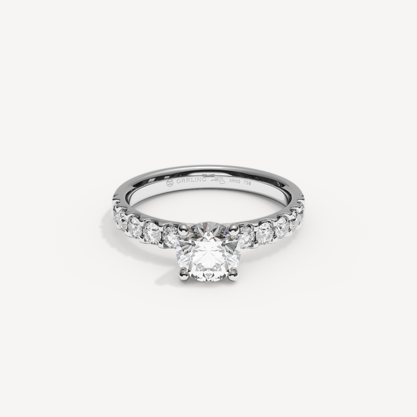 045) COVAMONTE M25. 3 mm skena. Glimmer 0,75 + 0,05 sidstenar | White Gold | View 0