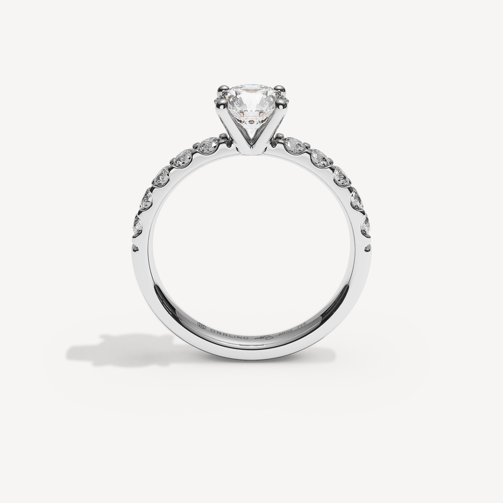 045) COVAMONTE M25. 3 mm skena. Glimmer 0,75 + 0,05 sidstenar | White Gold | View 2