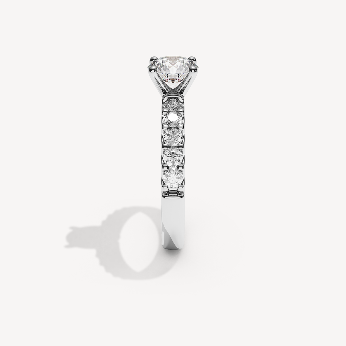 045) COVAMONTE M25. 3 mm skena. Glimmer 0,75 + 0,05 sidstenar | White Gold | View 3