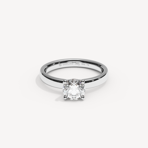 046COVAMONTE M25. 3 mm skena. Glimmer 0,75 | White Gold | View 0