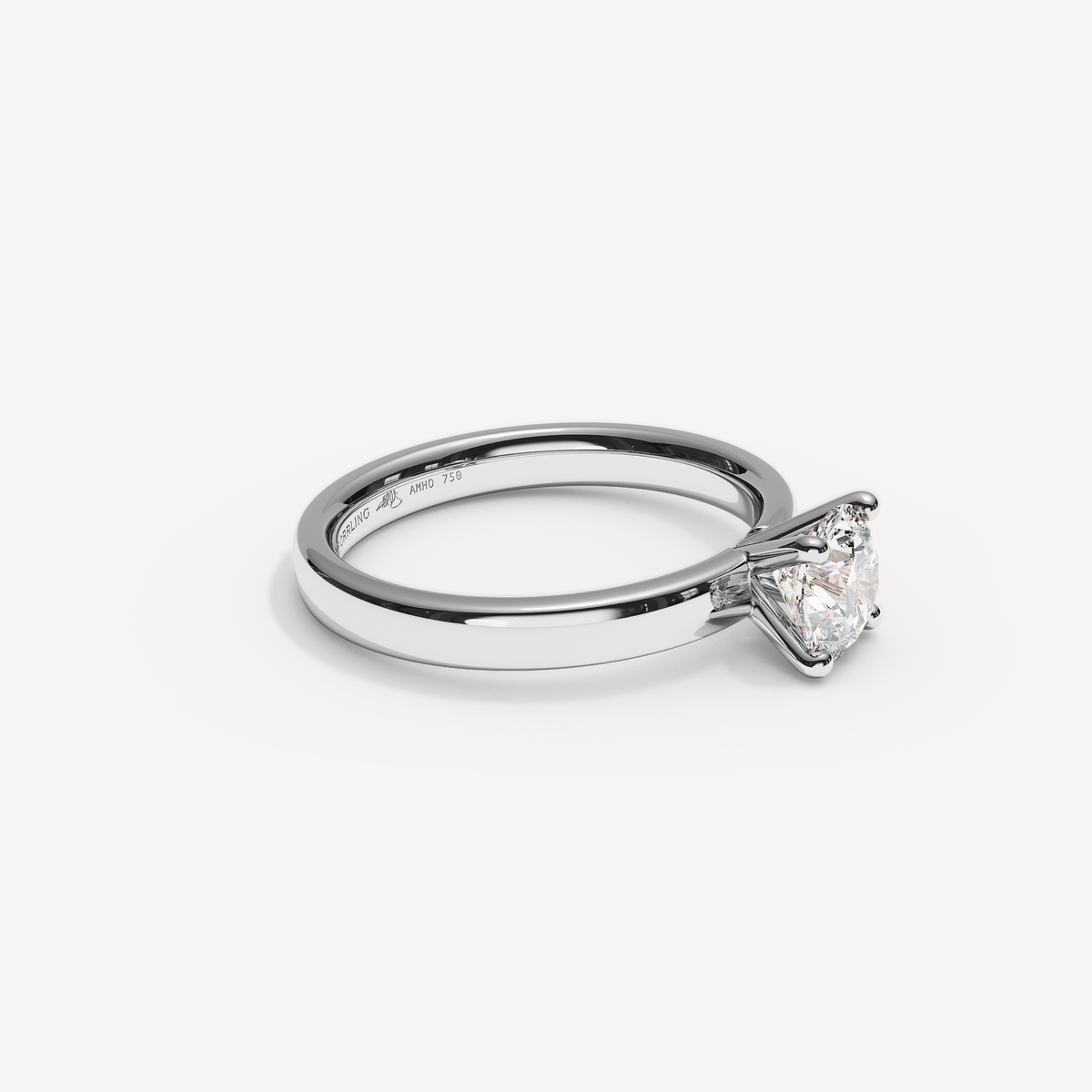 046COVAMONTE M25. 3 mm skena. Glimmer 0,75 | White Gold | View 1