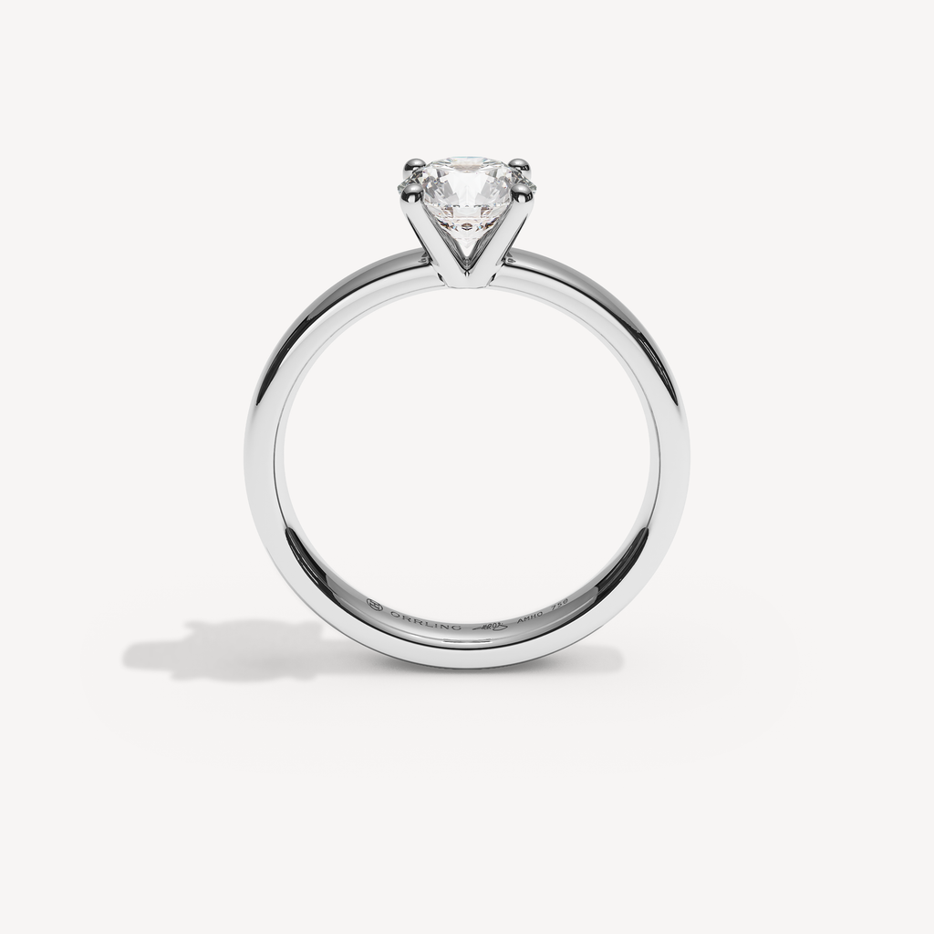 046COVAMONTE M25. 3 mm skena. Glimmer 0,75 | White Gold | View 2