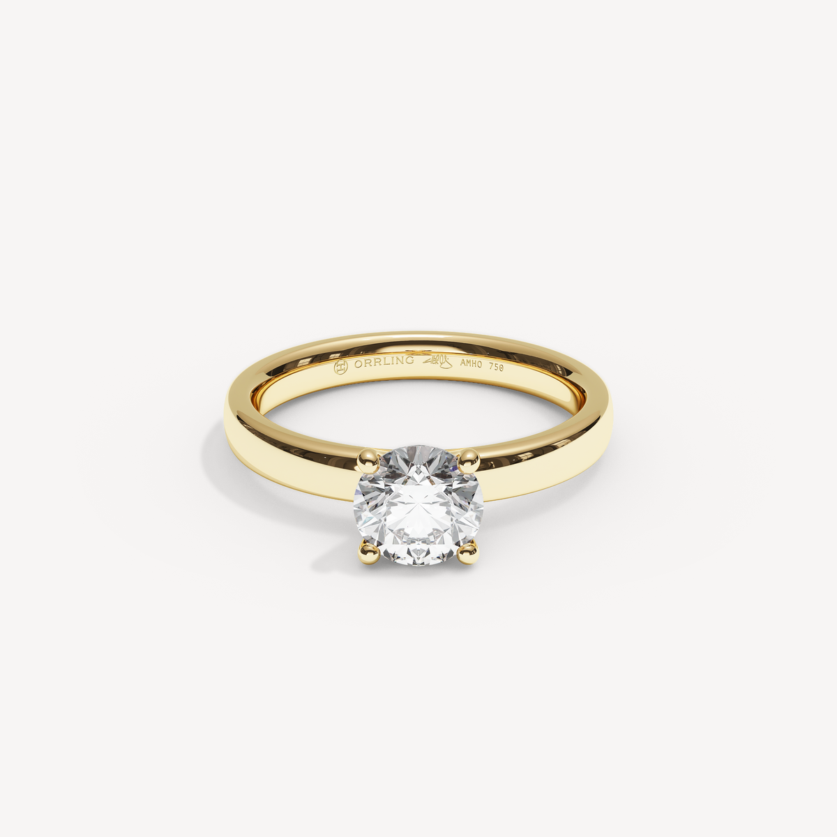 046COVAMONTE M25. 3 mm skena. Glimmer 0,75 | Yellow Gold | View 0