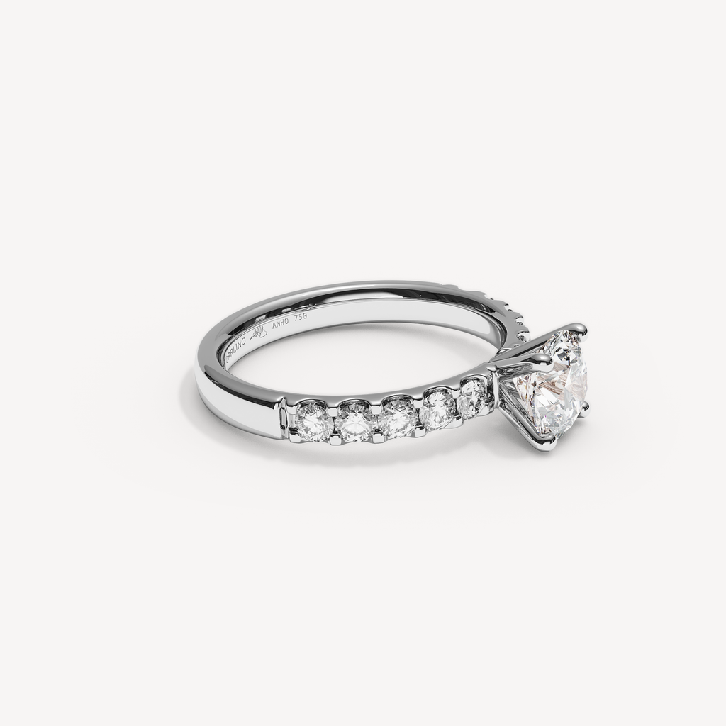 047COVAMONTE M25. 3 mm skena. Glimmer 1,00 + 0,05 sidstenar | White Gold | View 1