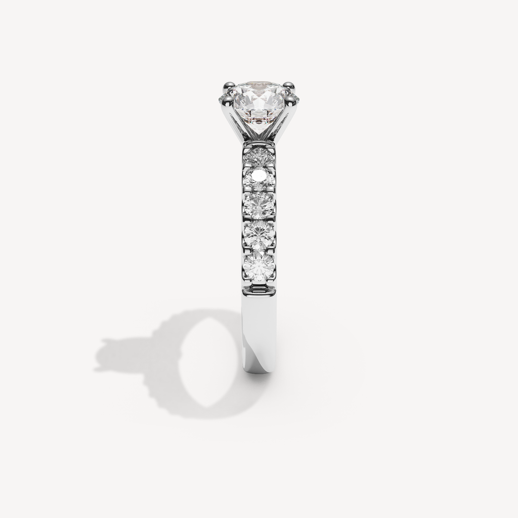 047COVAMONTE M25. 3 mm skena. Glimmer 1,00 + 0,05 sidstenar | White Gold | View 3