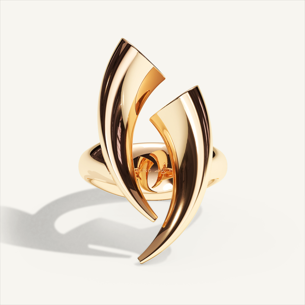 Griffe Couple Ring in 18K rose gold, product view