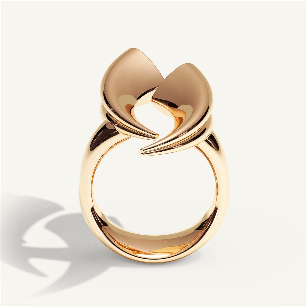 Griffe Couple Ring in 18K rose gold, product view