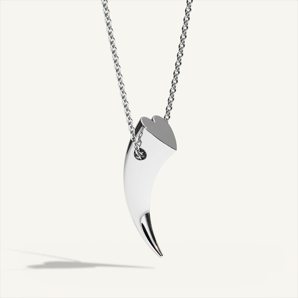 Griffe One Necklace in 18K white gold, product view