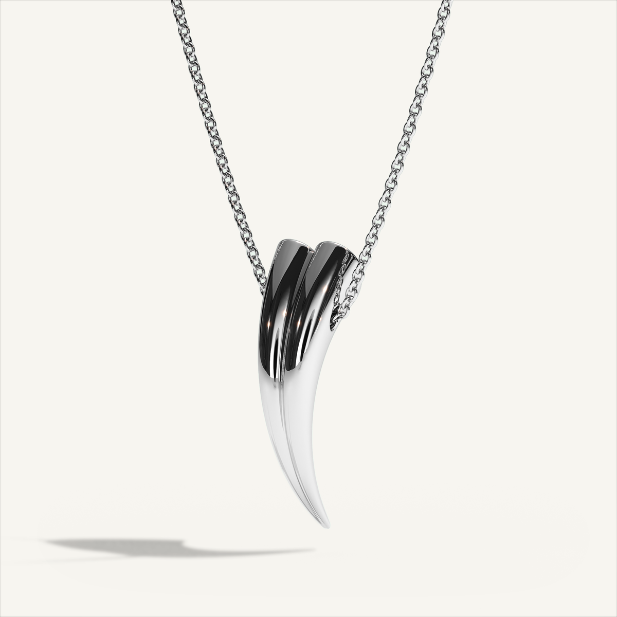 Griffe One Necklace in 18K white gold, product view