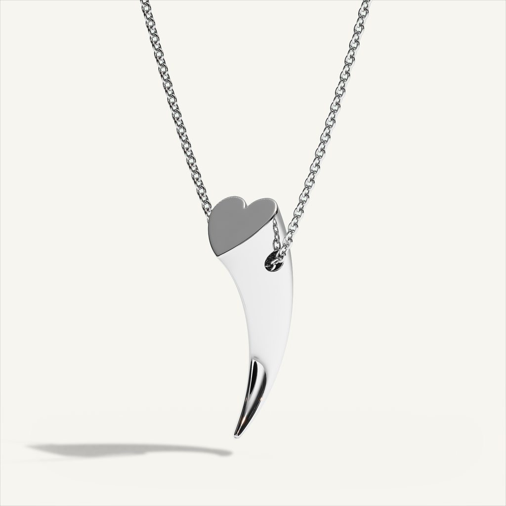 Griffe One Necklace in 18K white gold, product view