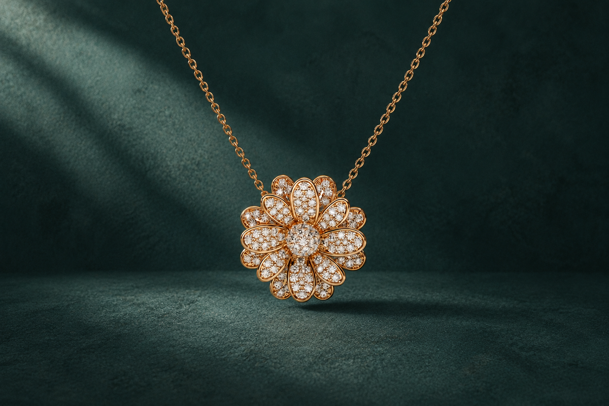 Orrling pendants in deep teal editorial setting