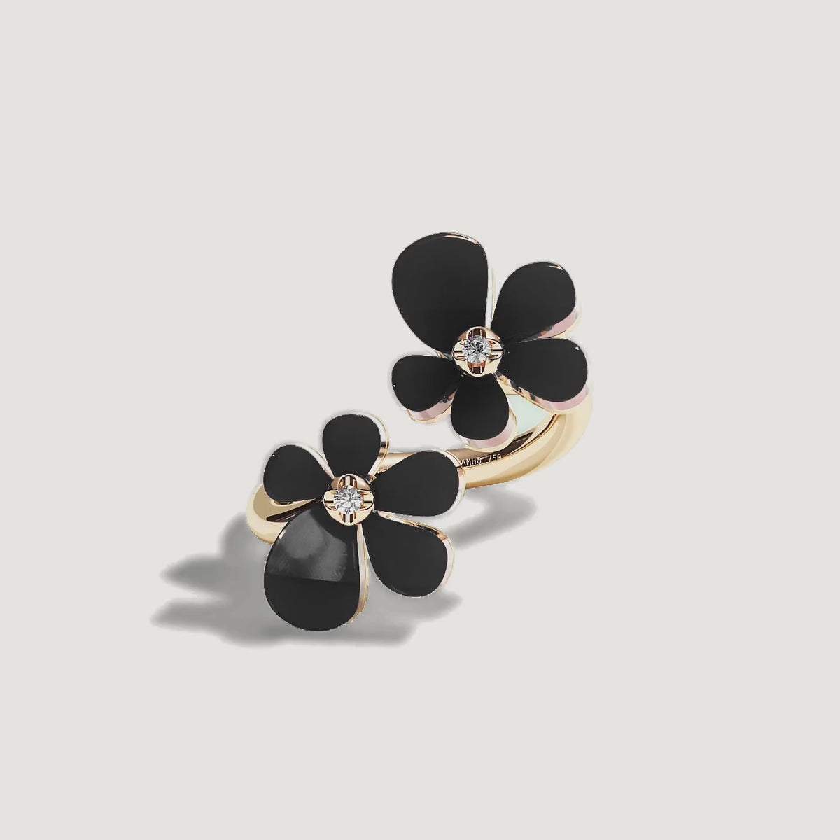 Gisela Onyx Siblings Ring