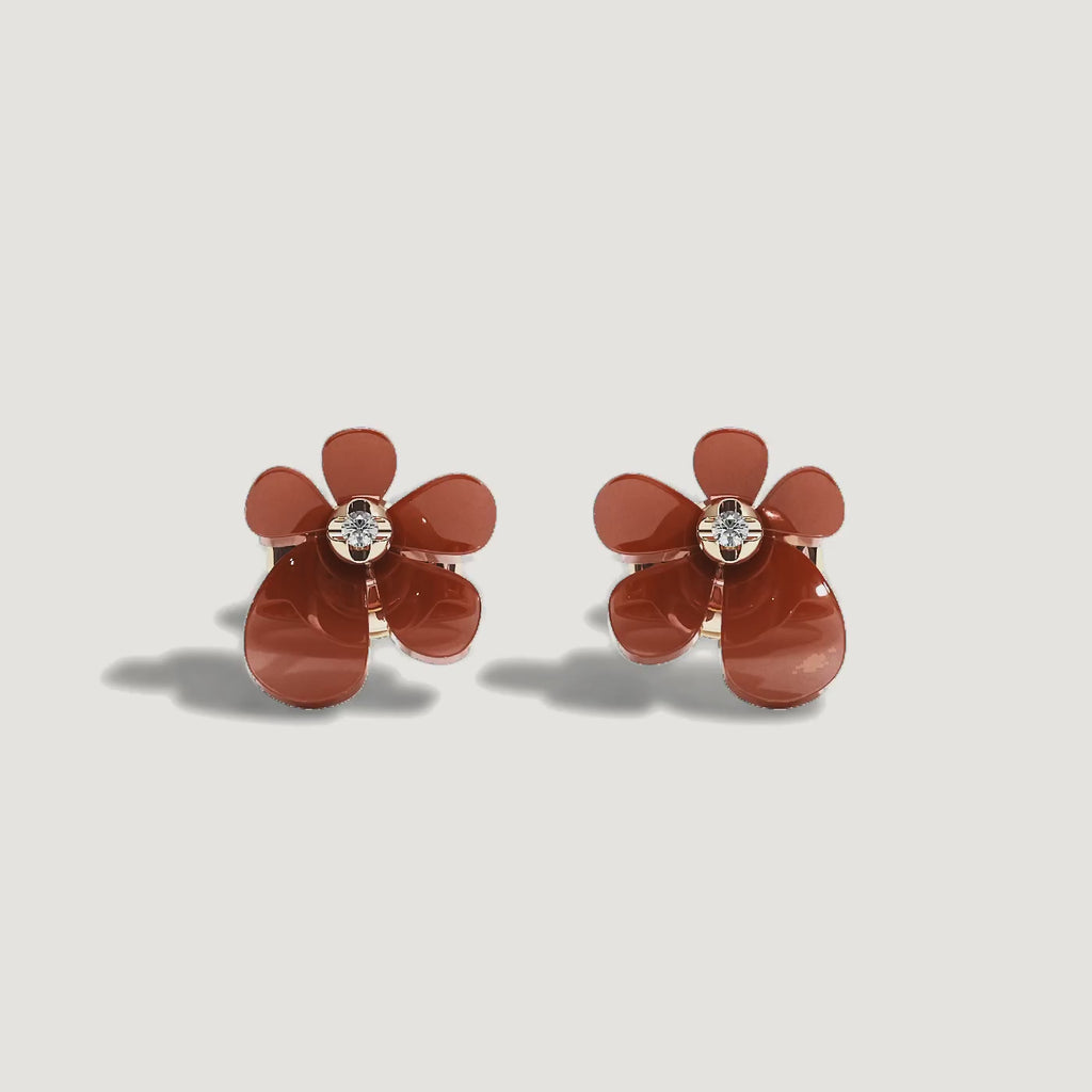 Gisela Carnelian Studs
