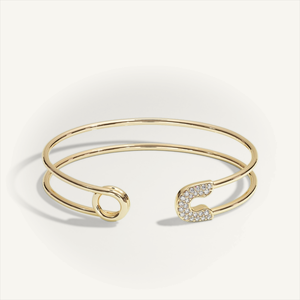 Safety Pin Bangle — product view