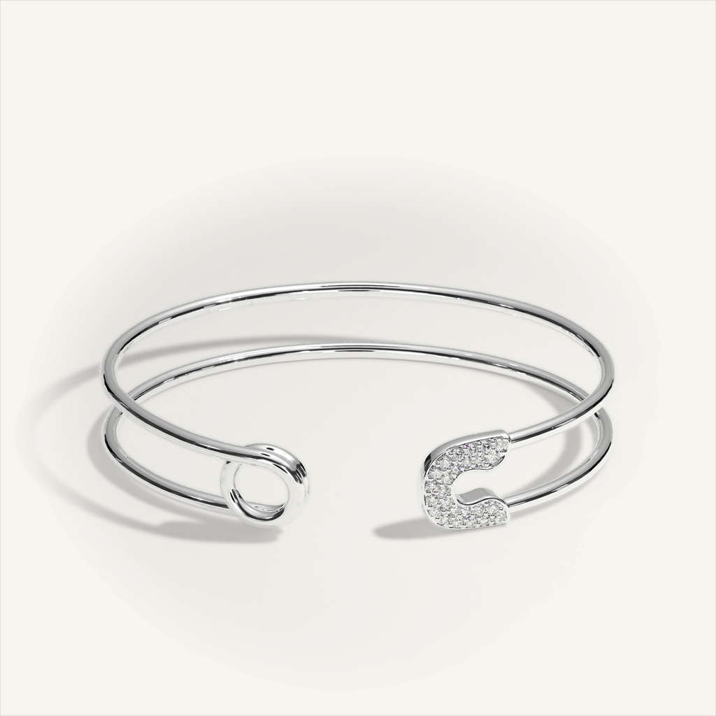 Safety Pin Bangle — product view
