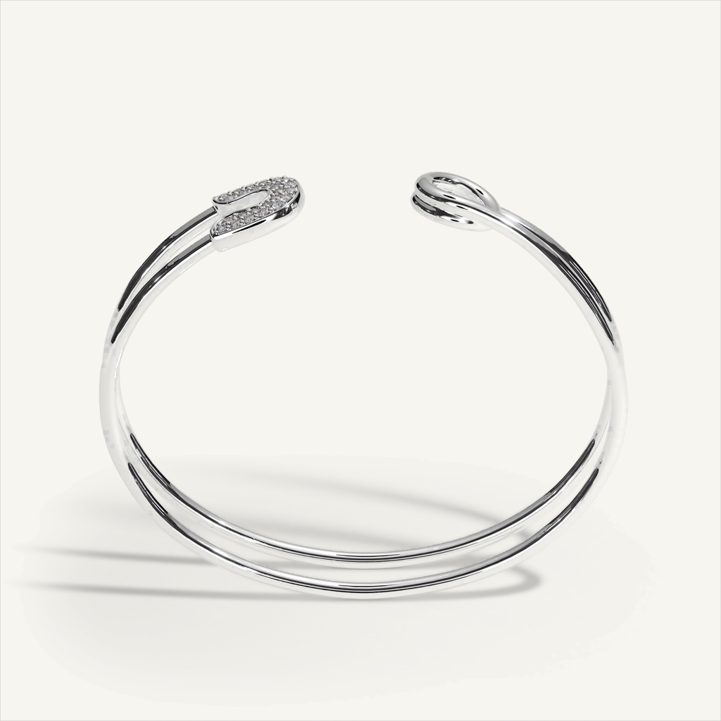 Safety Pin Bangle — product view