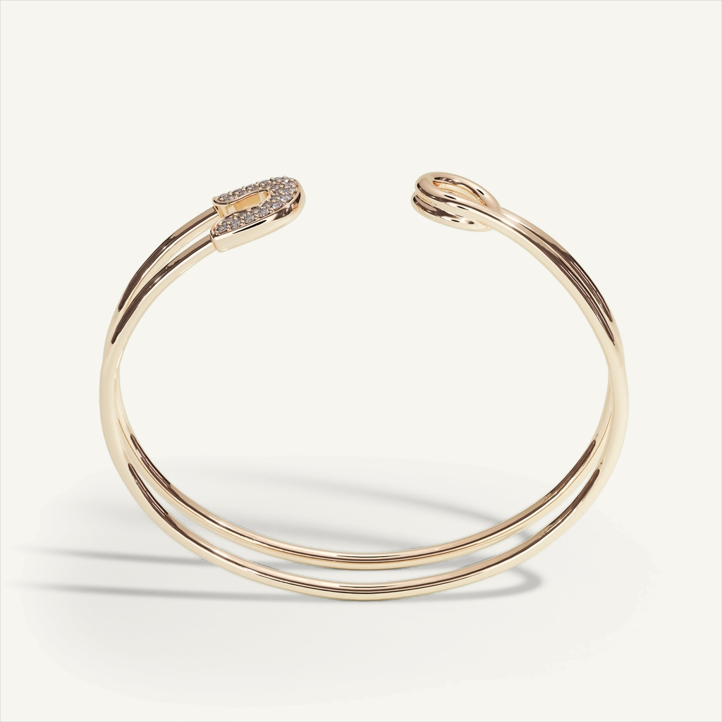 Safety Pin Bangle — product view