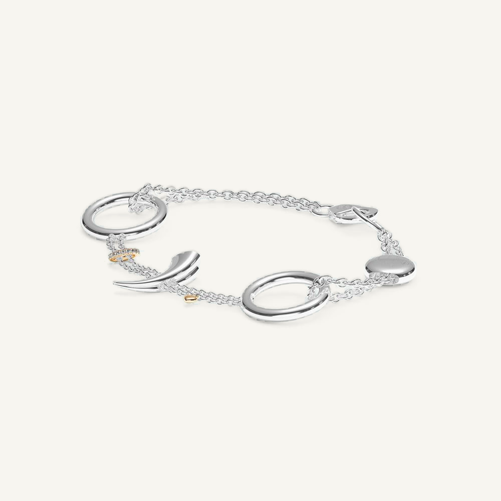 Griffe Charm Bracelet Diamond Loop