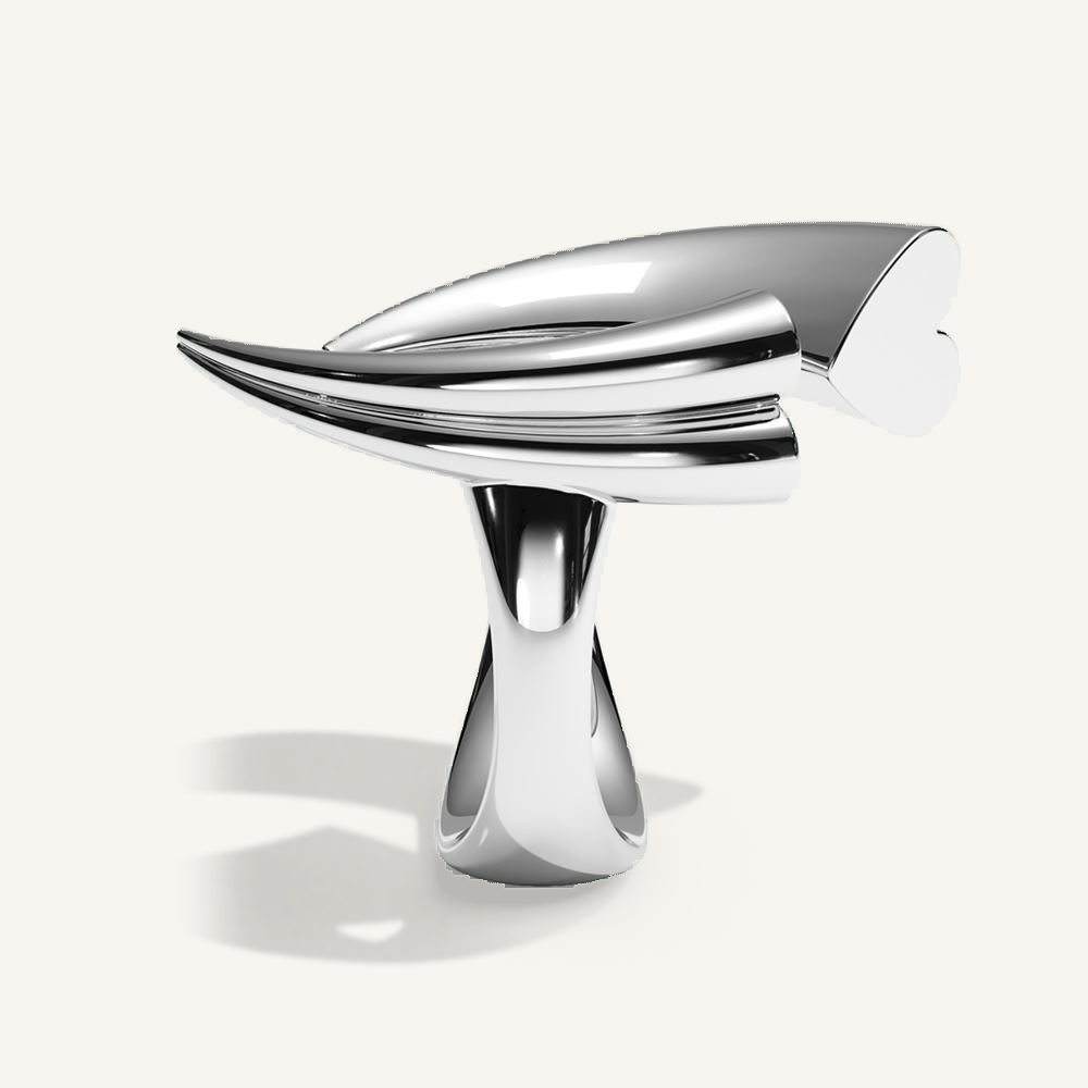 Amour Griffe Couple Silver Ring