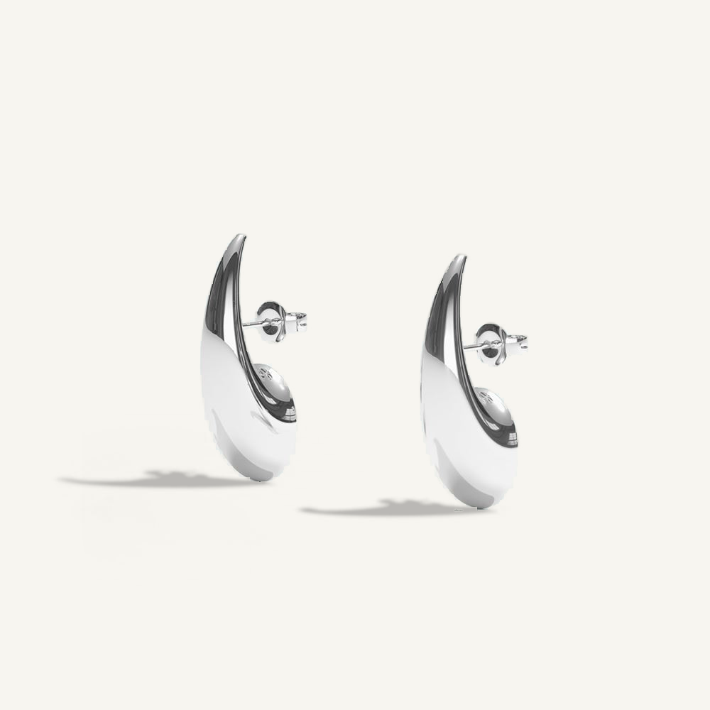 Griffe Silver Ear Cuffs