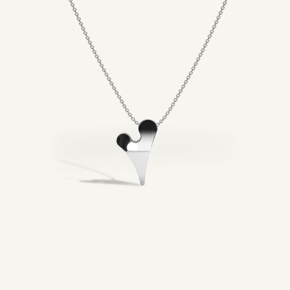 Dripping Core Petit Silver Necklace