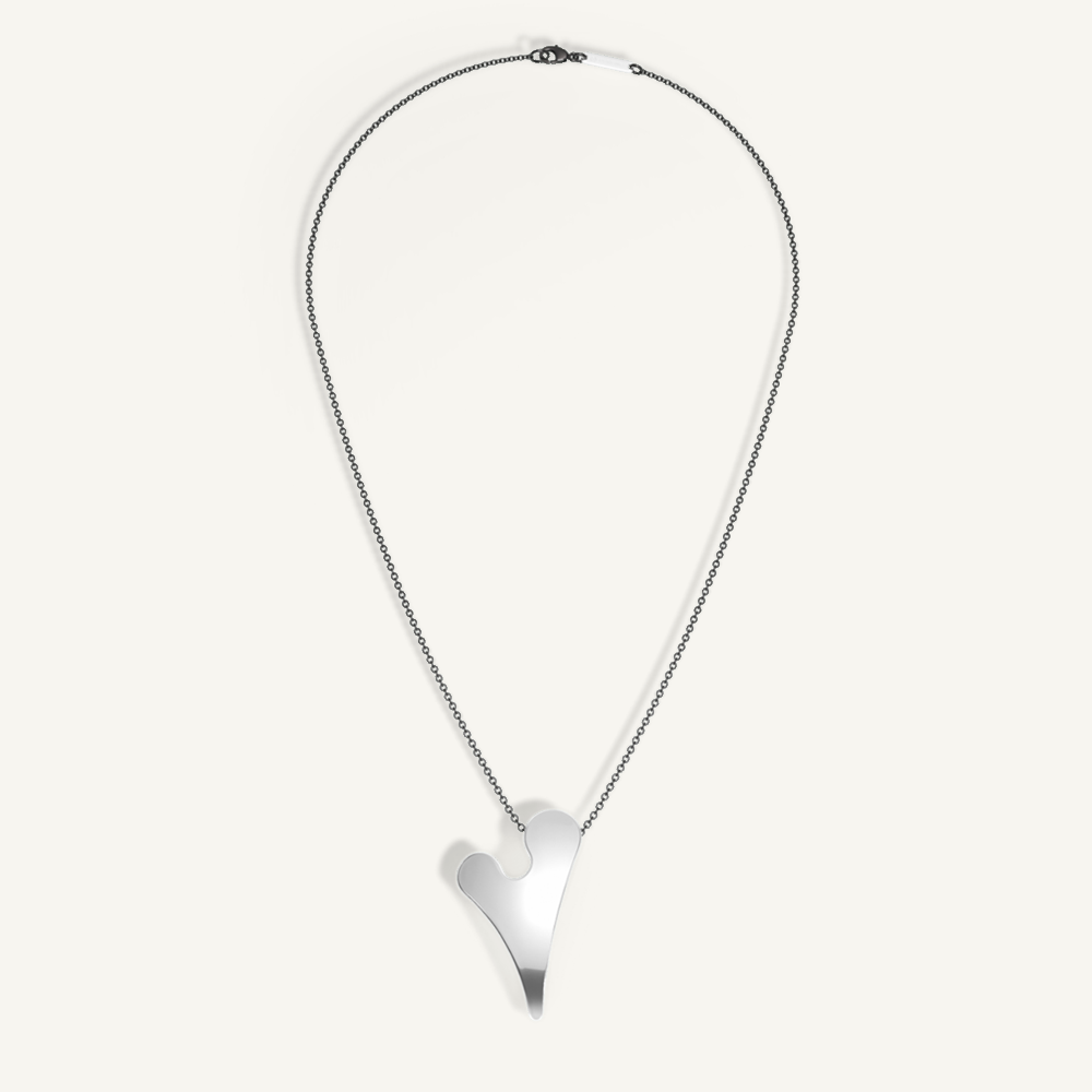 Dripping Core Grand Silver Necklace
