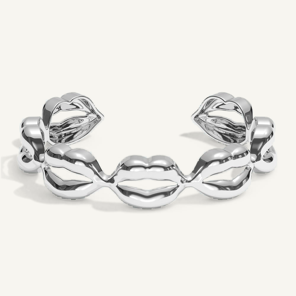 Plusch V Zone Bangle Silver